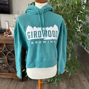 Girdwood Brewing Cropped Hoodie